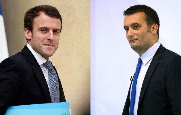Emmanuel Macron renvoie Florian Philippot et le programme économique du FN dans les cordes 