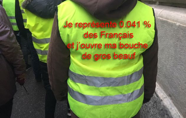 «Gilets jaunes» 0.041 % de Français dans les rues ce samedi : Les guignols se ramassent