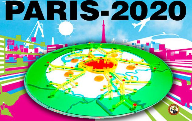 Paris 2020 des départements en moins : 92+93+94=75