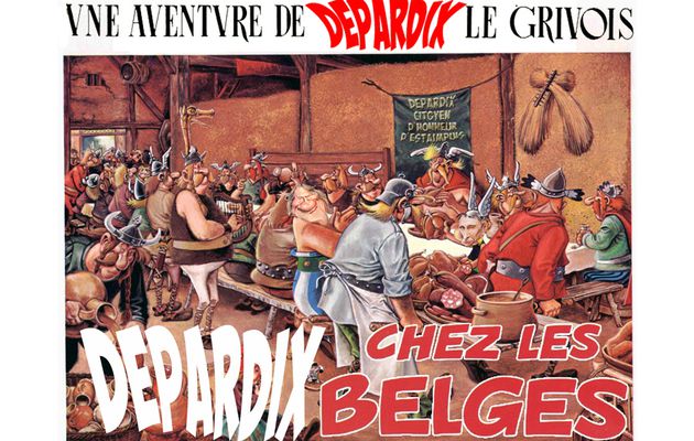 Hier, BBQ géant, à Néchin chez Depardieu !